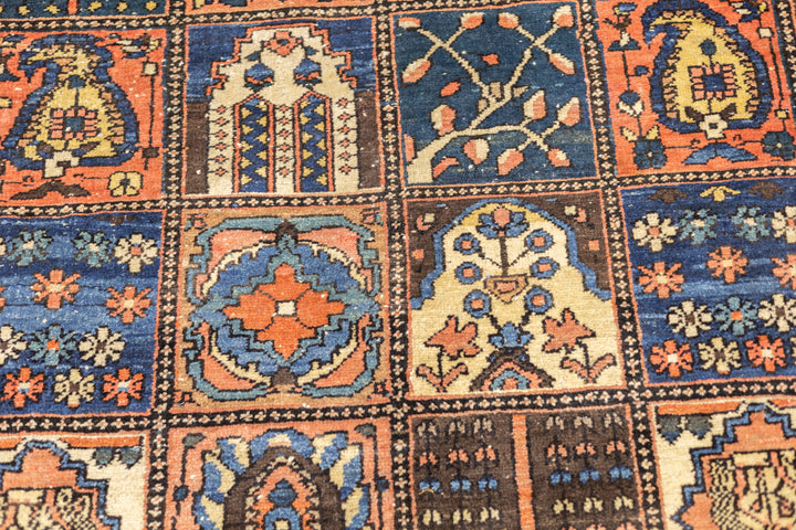 Antique Persian Baktiari Rug 6'11'' x 9'9''