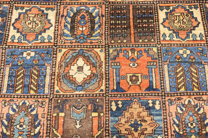 Antique Persian Baktiari Rug 6'11'' x 9'9''