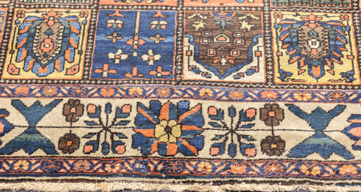 Antique Persian Baktiari Rug 6'11'' x 9'9''