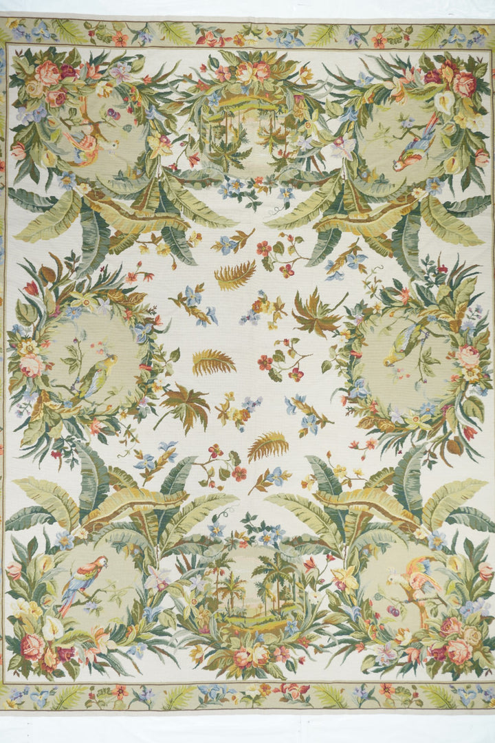 French Aubusson Design Rug 8' x 10'