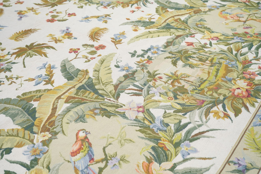 French Aubusson Design Rug 8' x 10'