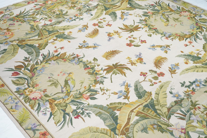 French Aubusson Design Rug 8' x 10'