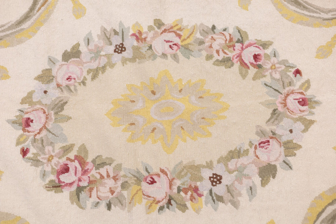 French Aubusson Design Rug 9' x 12'