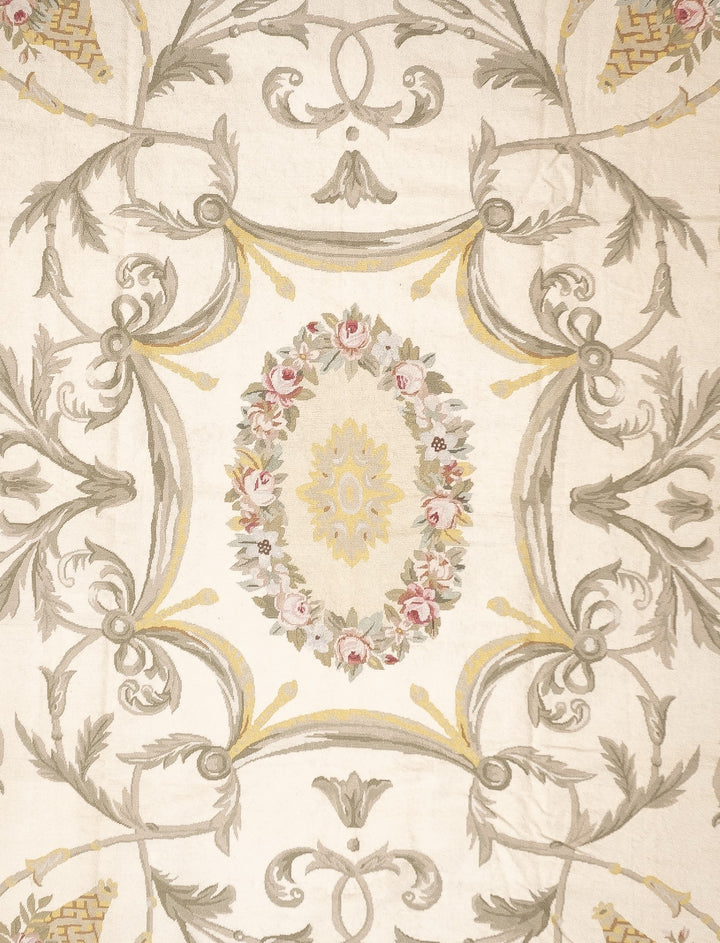 French Aubusson Design Rug 9' x 12'