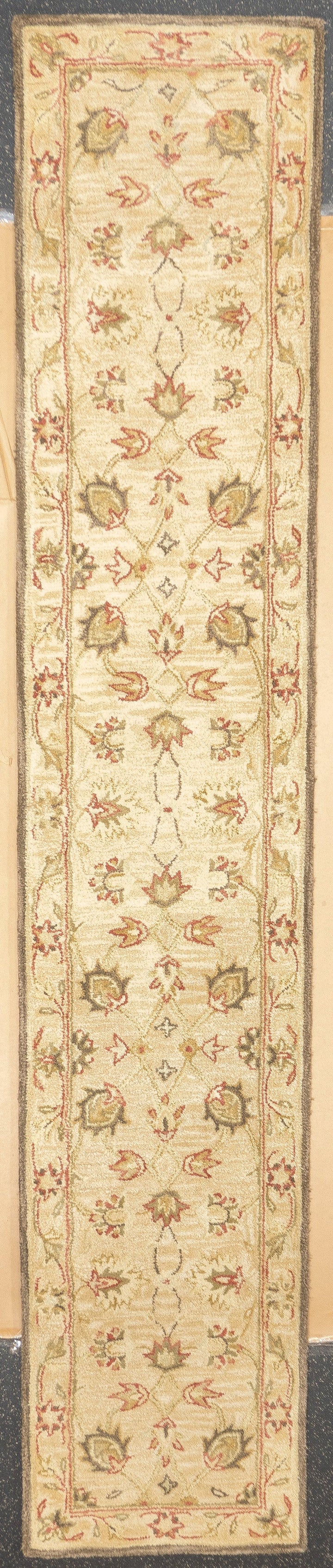 Hand Tuffted Wool Long Rug 2'4'' x 11'11''