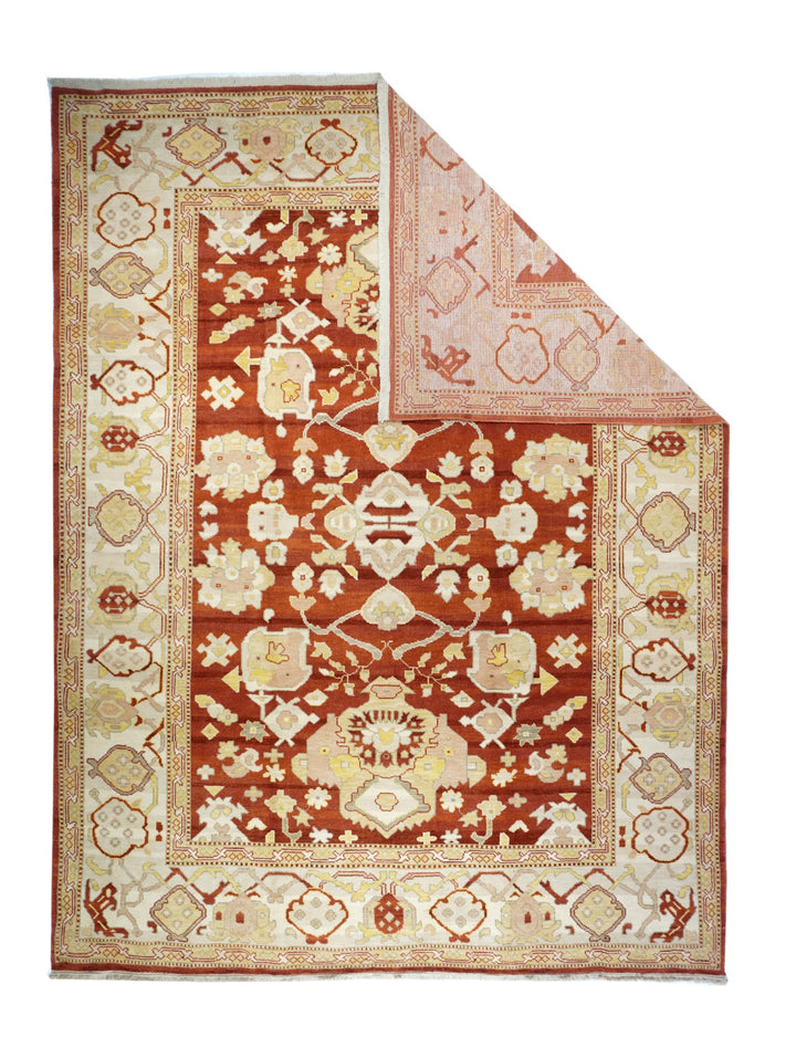 Turkish Oushak Rug 9'2'' x 12'7''