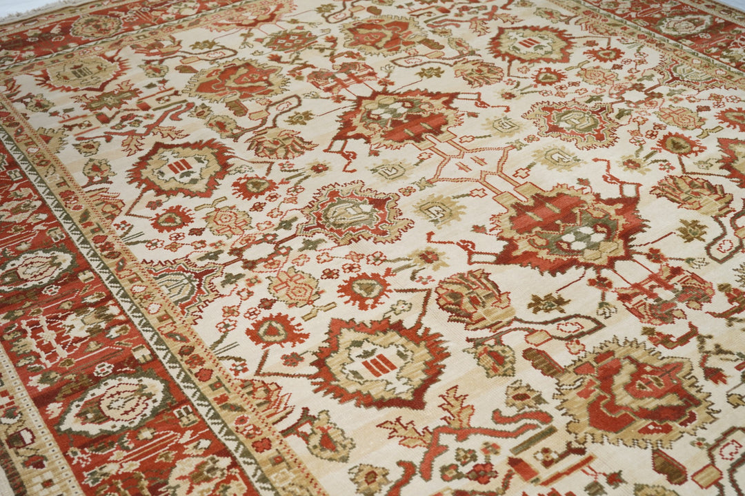 Turkish Oushak Rug 9'0" x 12'0"