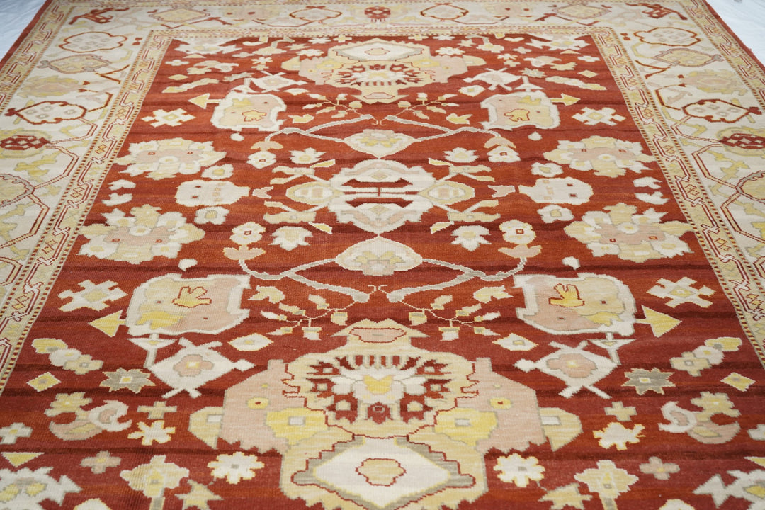 Turkish Oushak Rug 9'0" x 12'0"