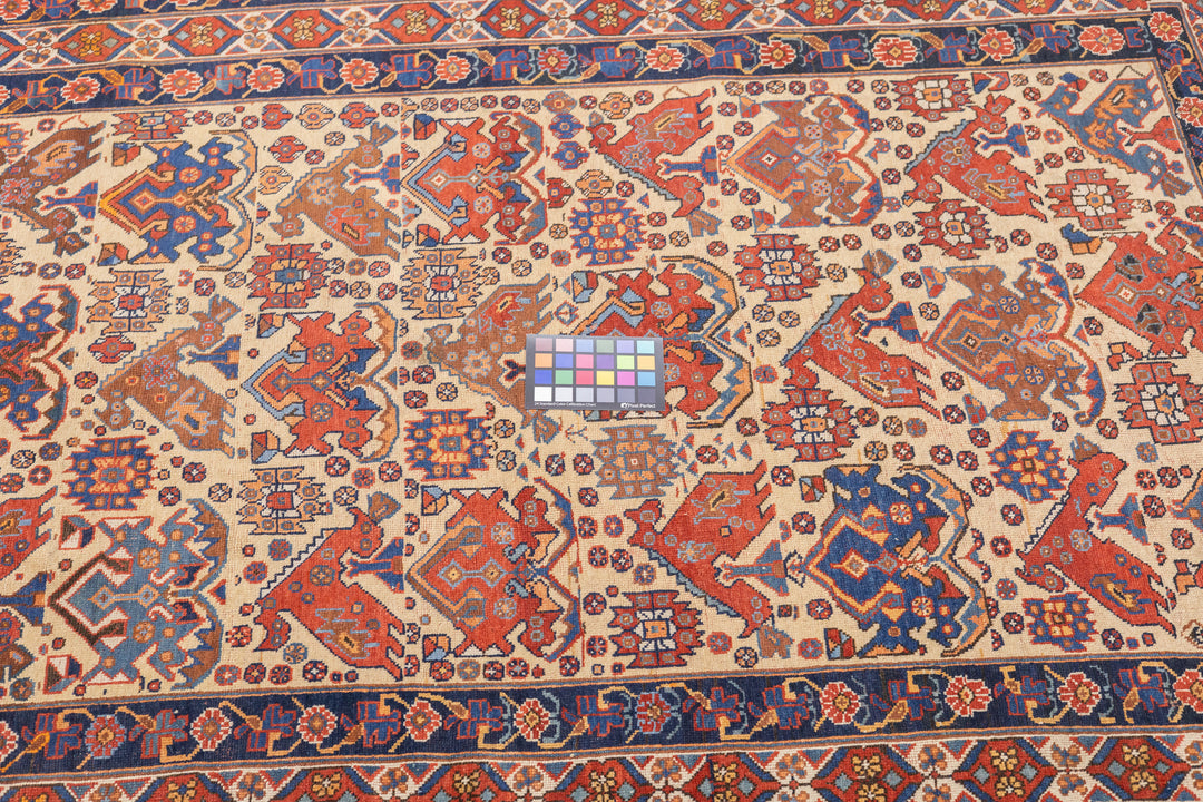 Antique Persian Afshar Rug 4'4'' x 6'4''