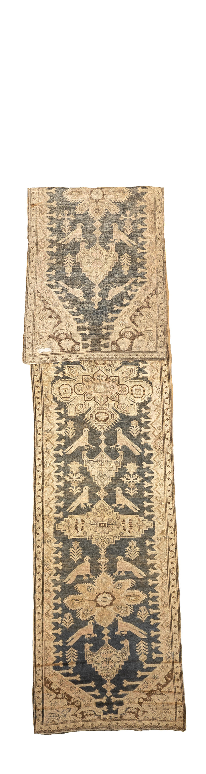 Antique Karabagh Runner 3'7'' x 18'3''