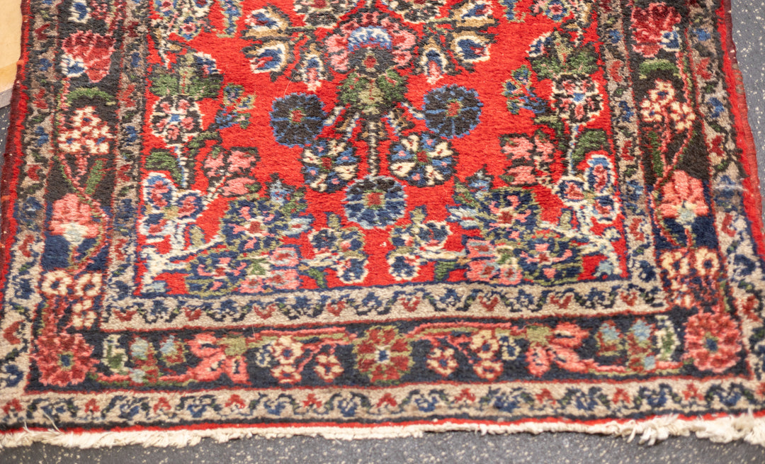 Fine Semi Antique Persian Dargezin Long Rug 2'7" x 14'0"