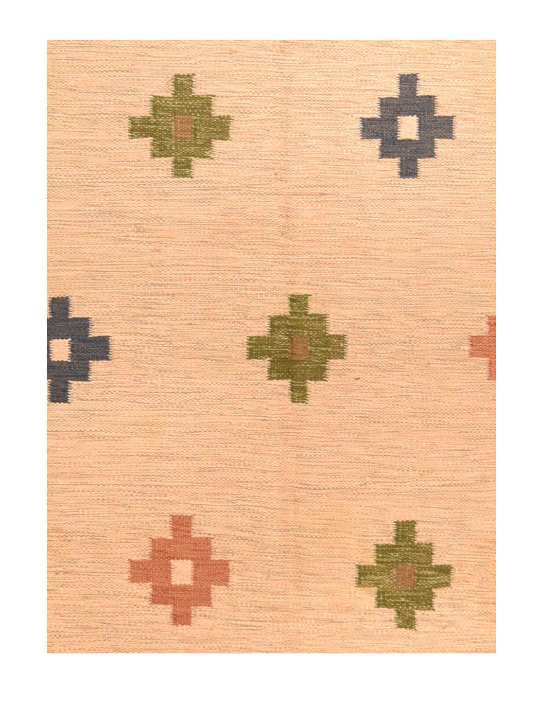 Vintage Swedish Kilim Rug 6'6'' x 9'11''