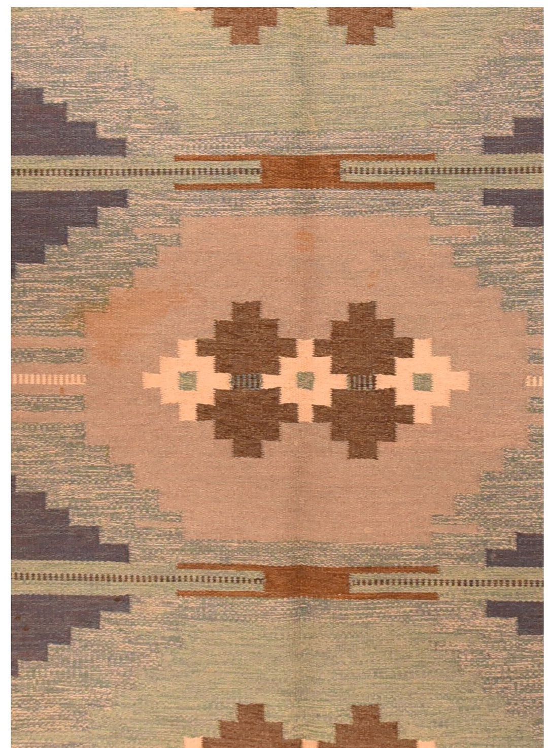 Vintage Swedish Kilim Rug 5'5'' x 8'0"