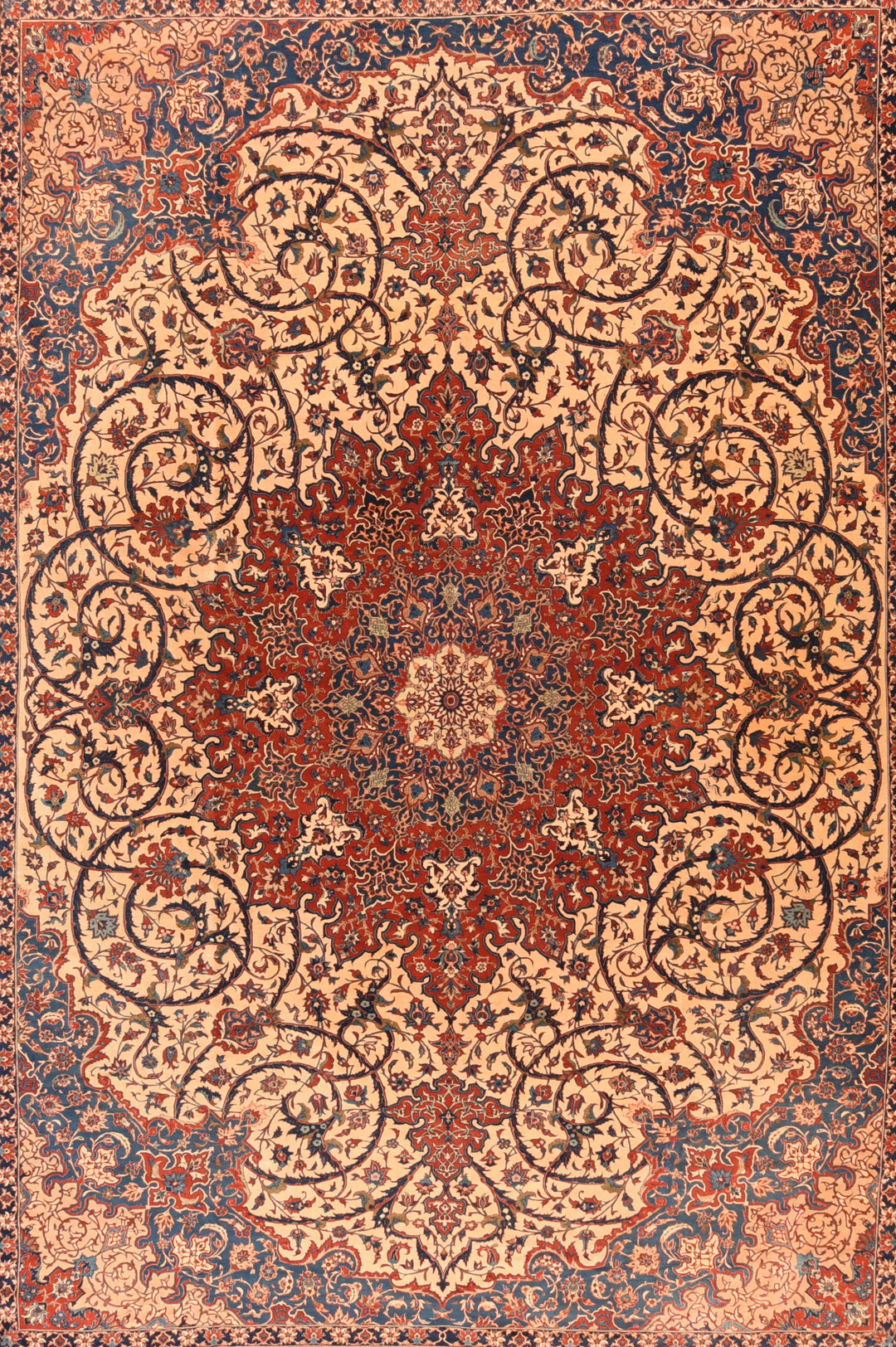 Antique Persian Isfahan Rug 11'0'' x 16'0''