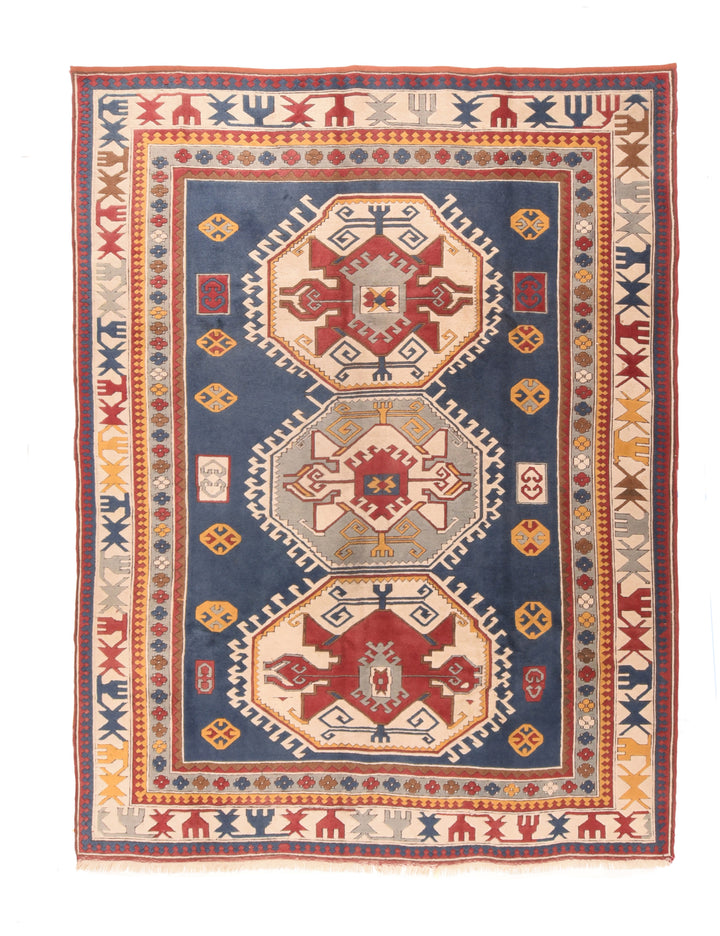 Vintage Kazak Rug 7'4'' x 9'2''