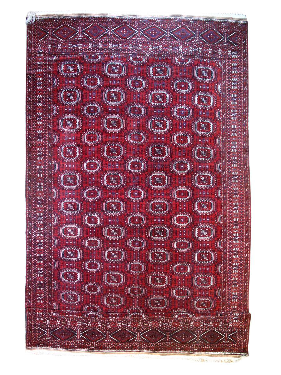 Antique Turkmen Rug 8'8'' x 16'8''