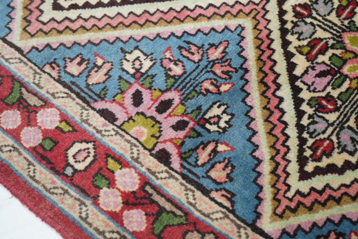 Vintage Sarouk Runner 2'4'' x 9'11''