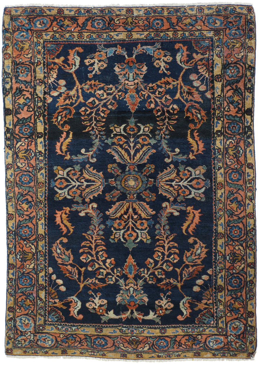 Antique Armani Baft Lilihan Rug 3'4'' x 4'8''