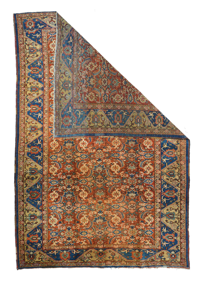 Antique Heriz Rug 7'7'' x 11'8''