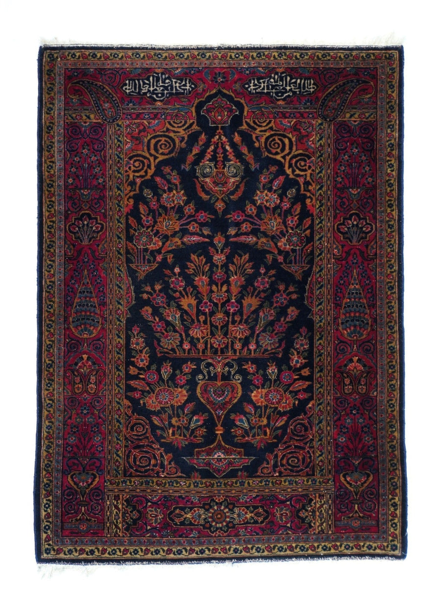 Antique Sarouk Rug 3'6'' x 4'10''