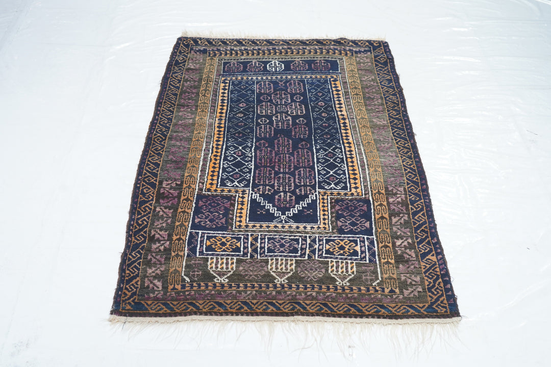 Vintage Balouch Rug 2'9'' x 4'6''