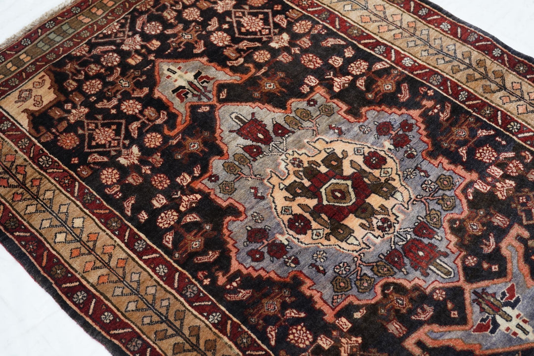 Vintage Bidjar Rug 3'7'' x 5'3''