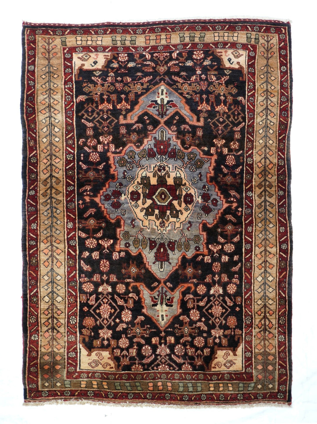 Vintage Bidjar Rug 3'7'' x 5'3''