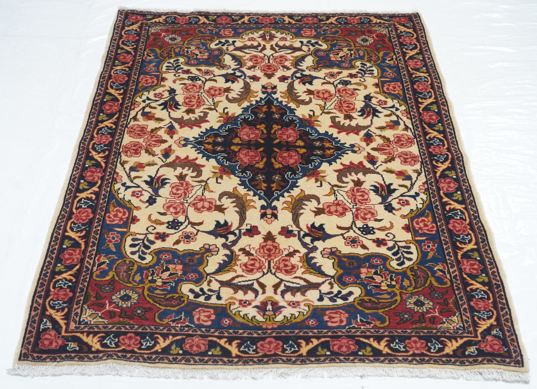 Vintage Sarouk Rug 3'6'' x 5'2''