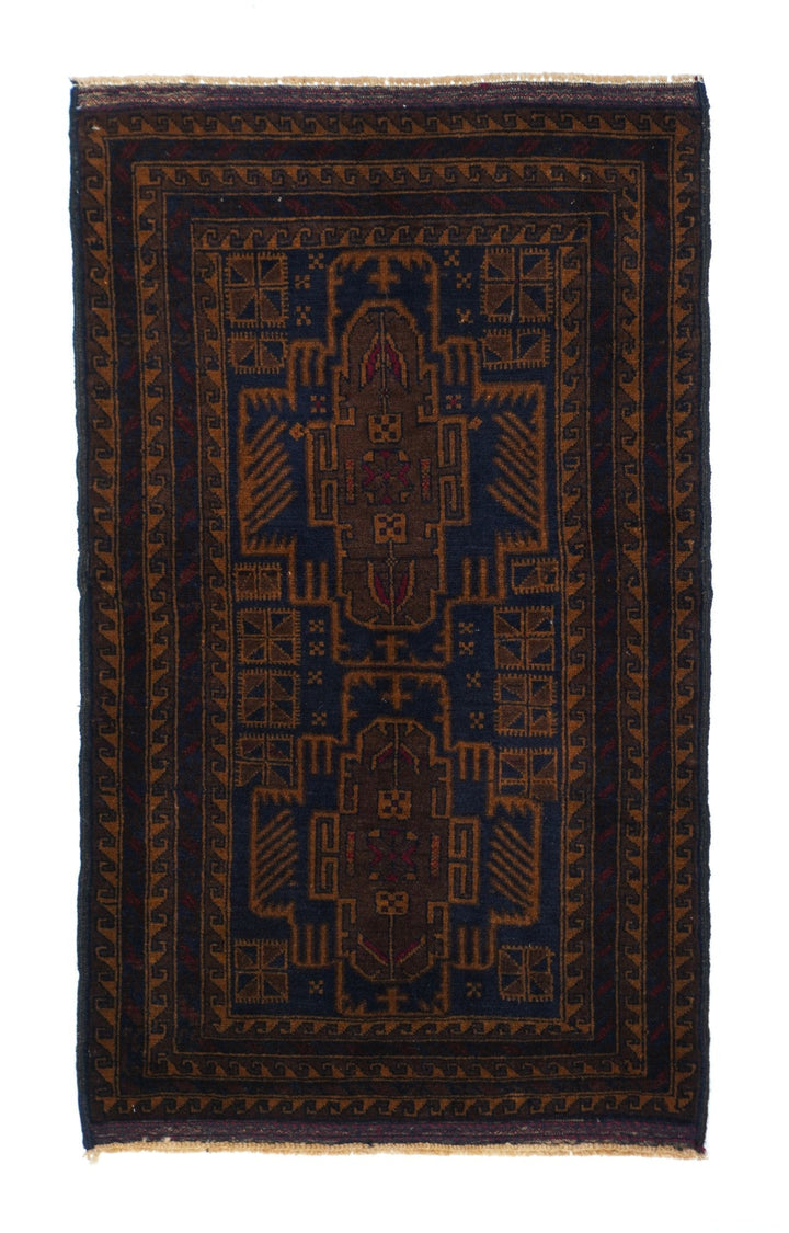 Vintage Balouch Rug 2'9'' x 4'2''