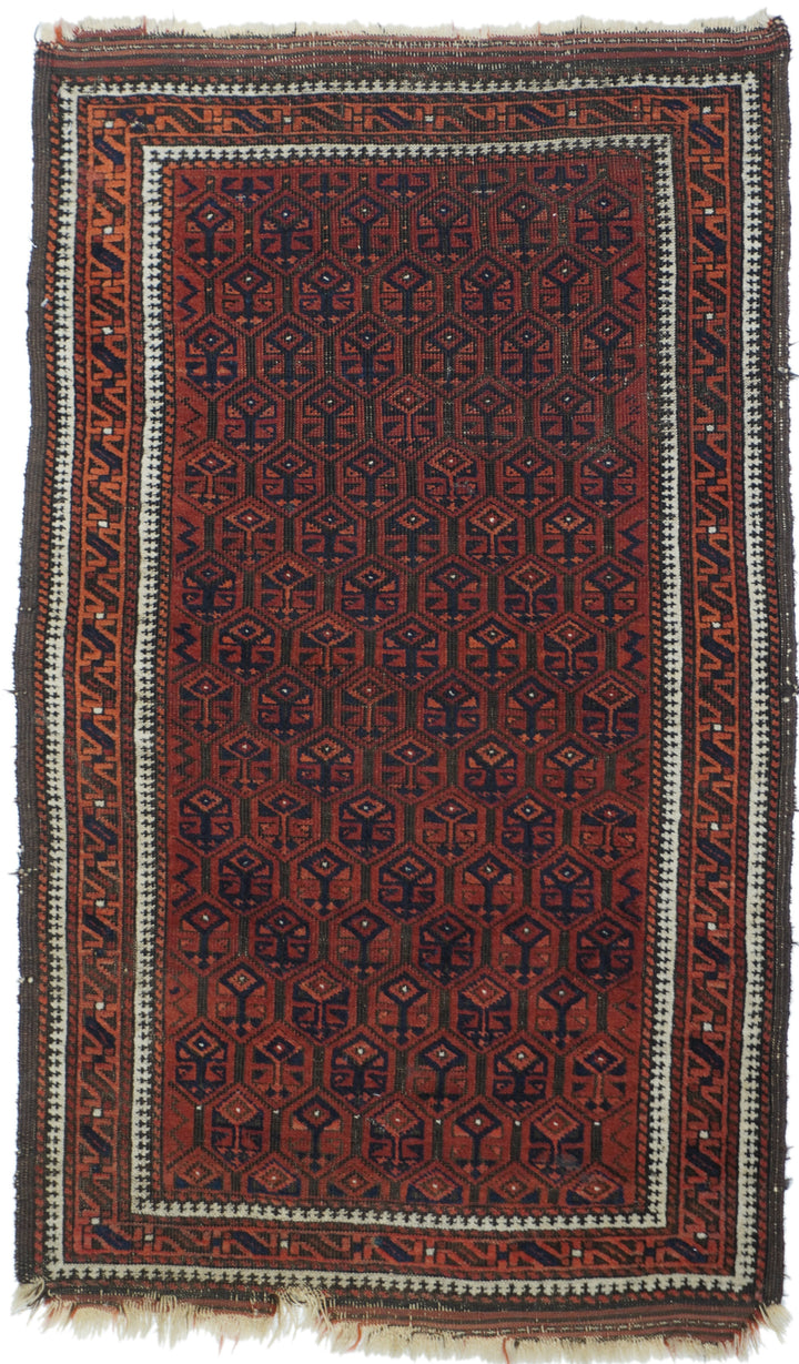 Antique Balouch Rug 2'8'' x 4'