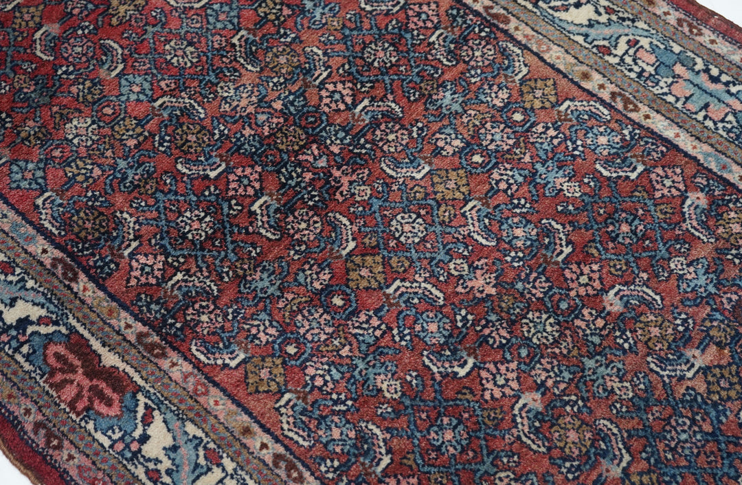 Antique Malayer Rug 3'4'' x 7'2''