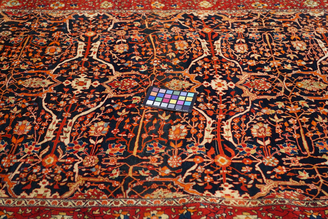 Antique Farahan Sarouk Rug 4'2'' x 6'7''