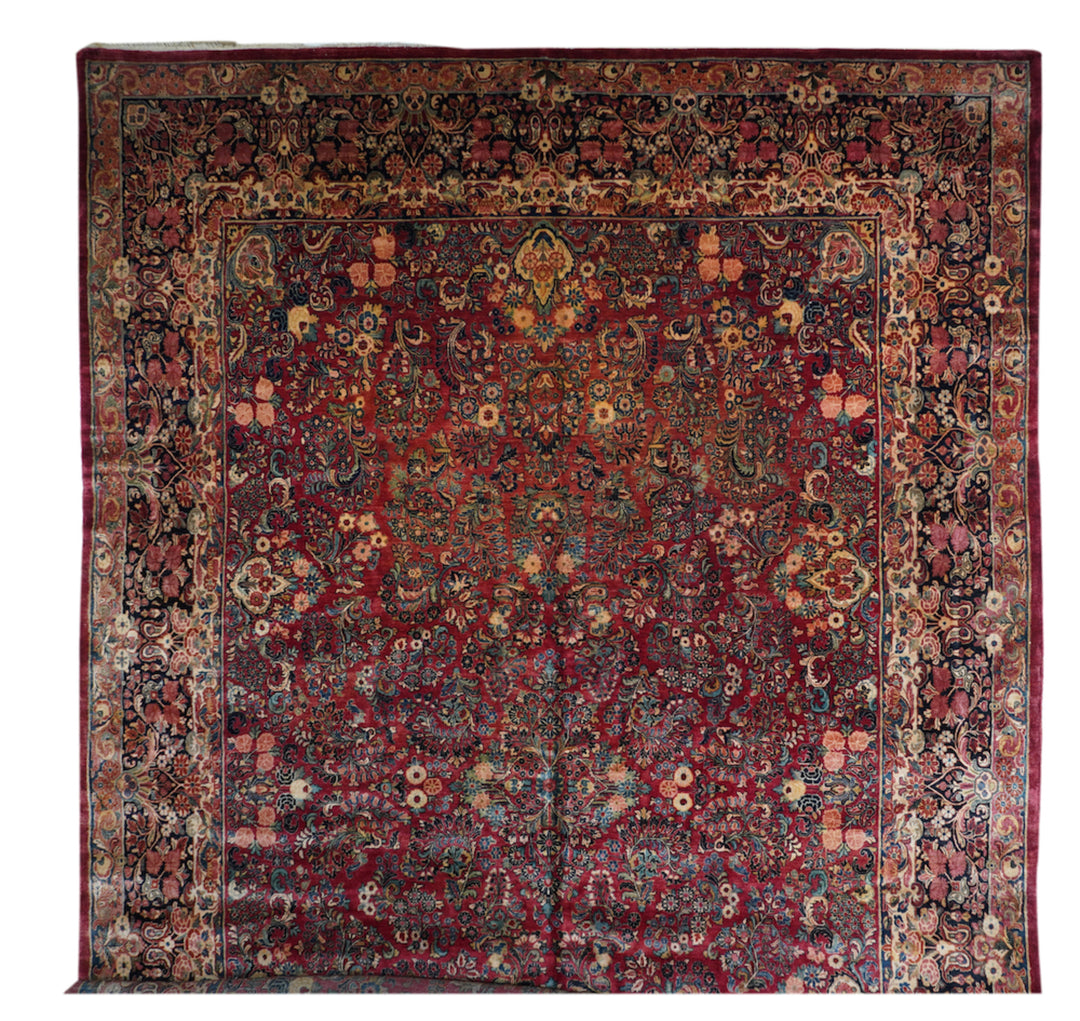 Vintage Sarouk Rug 12'0'' x 18'4''