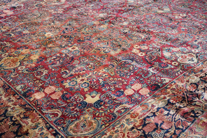 Vintage Sarouk Rug 12'0'' x 18'4''