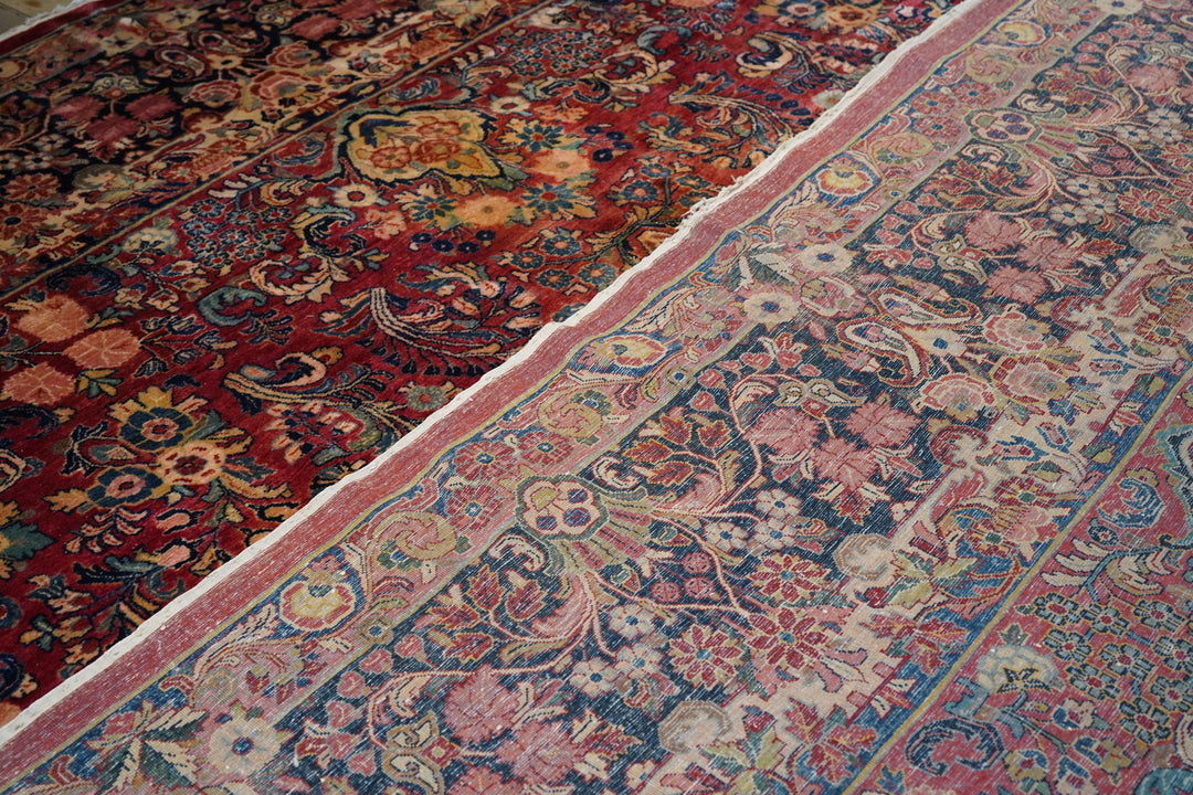 Vintage Sarouk Rug 12'0'' x 18'4''