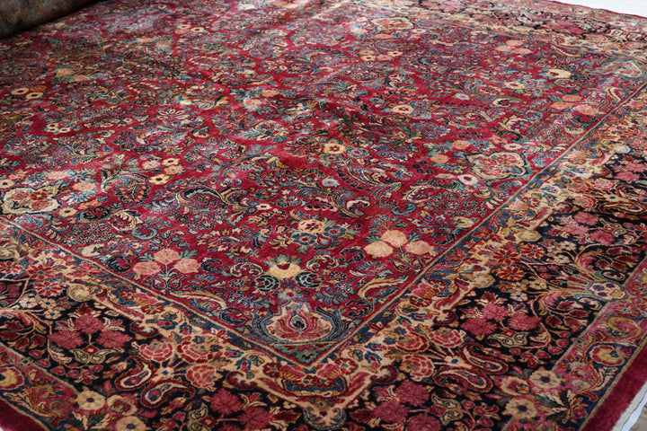 Vintage Sarouk Rug 12'0'' x 18'4''