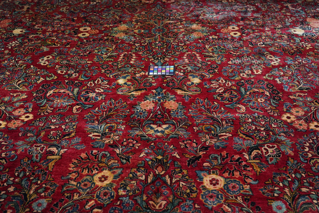 Vintage Sarouk Rug 12'0'' x 18'4''