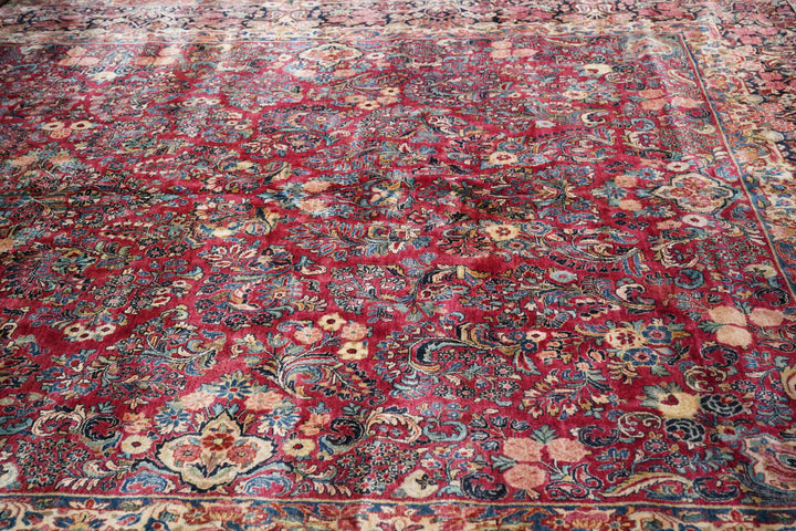 Vintage Sarouk Rug 12'0'' x 18'4''