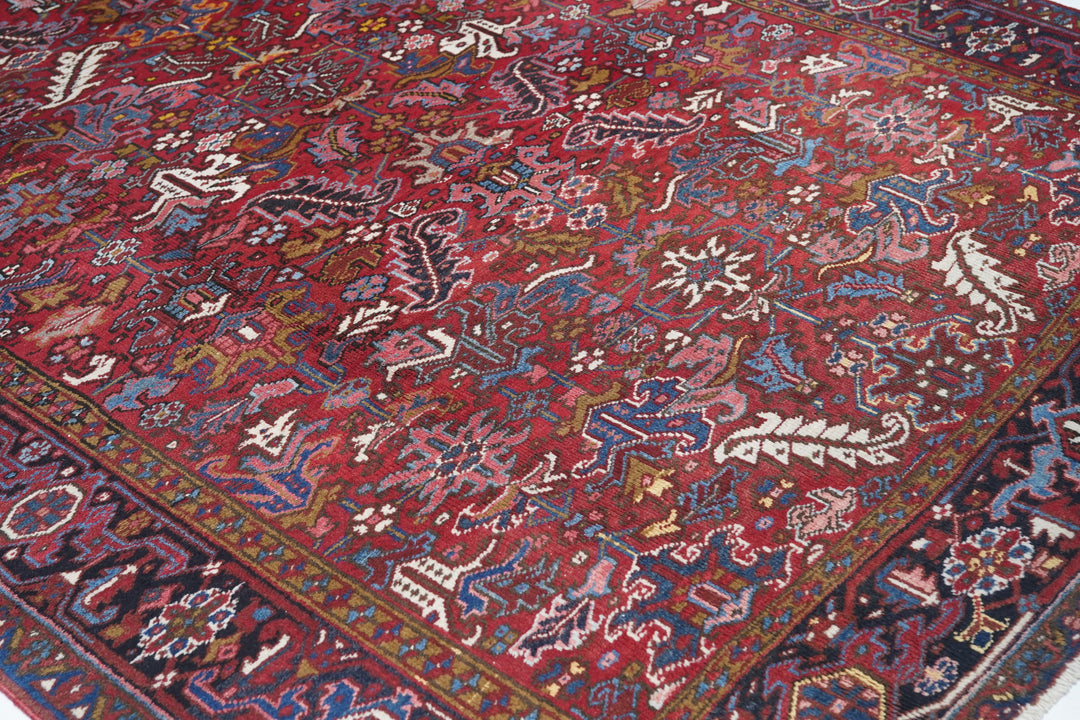 Vintage Heriz Rug 8'1'' x 11'3''