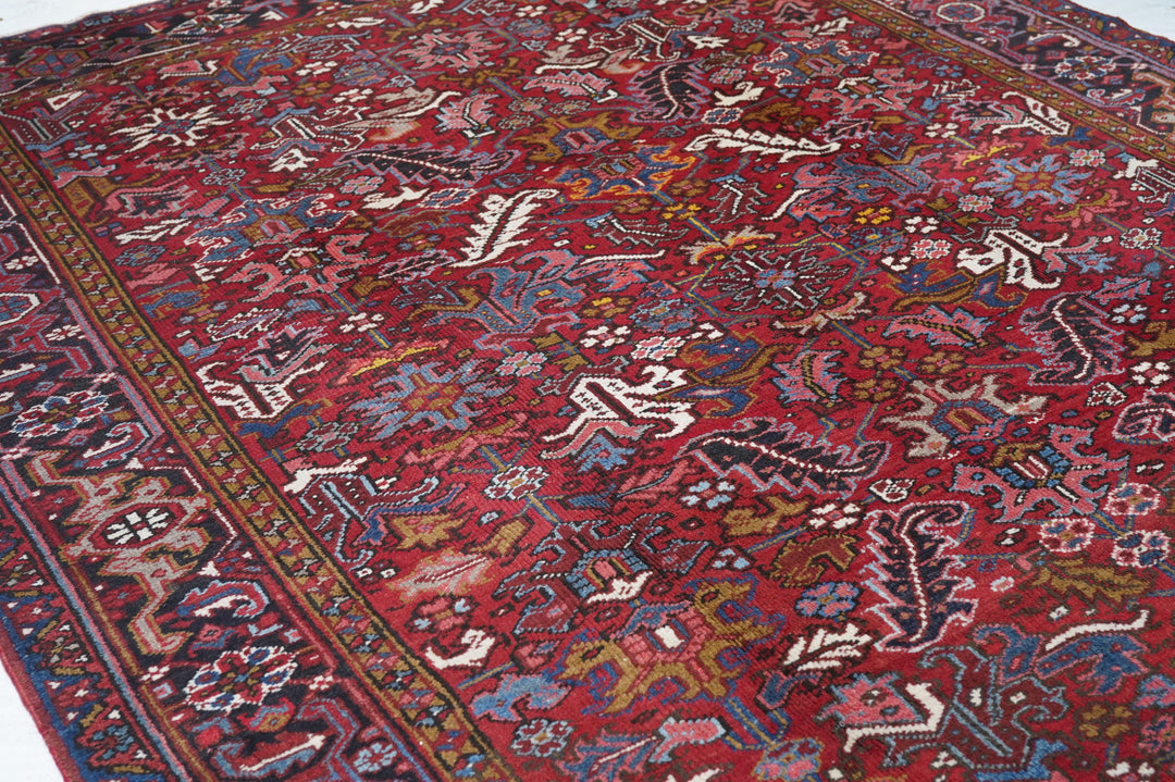 Vintage Heriz Rug 8'1'' x 11'3''