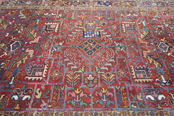 Vintage Heriz Rug 6'7'' x 9'9''