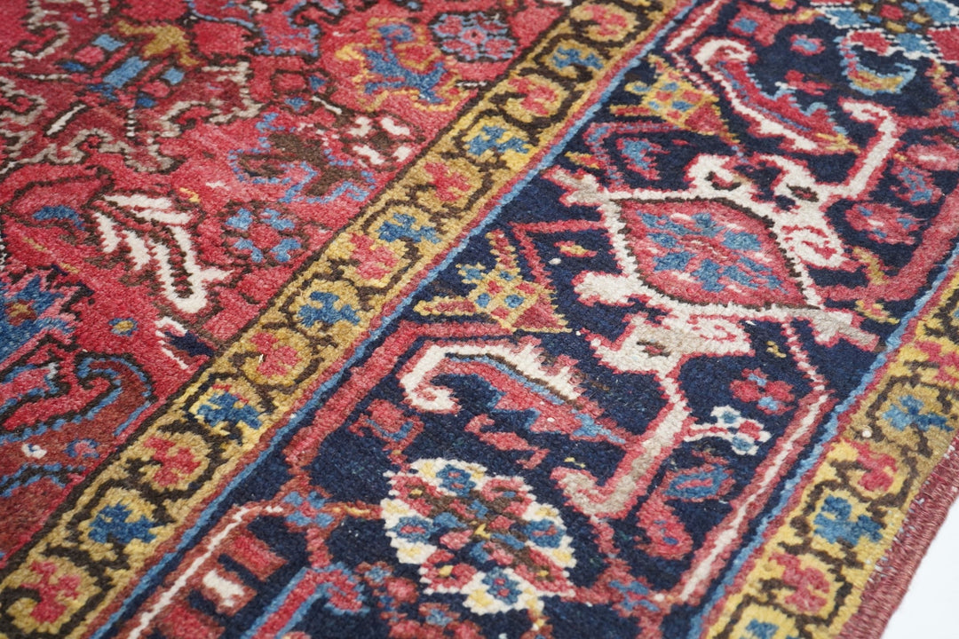 Antique Heriz Rug 6'6'' x 8'7''