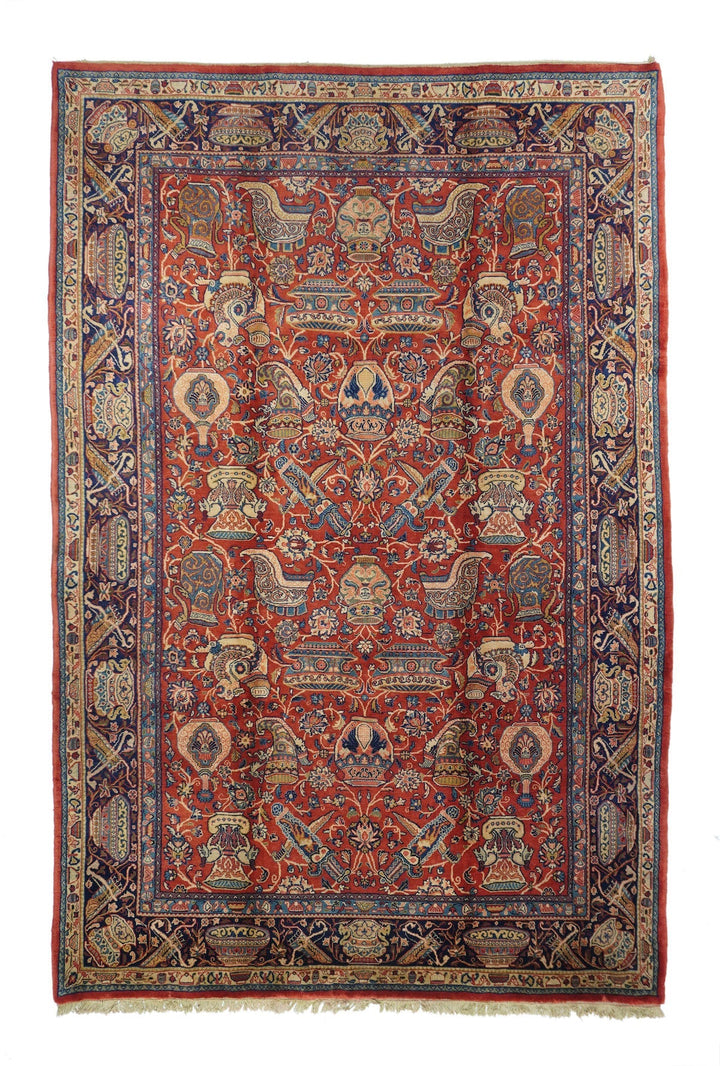 Vintage Sarouk Rug 6'11'' x 10'11''