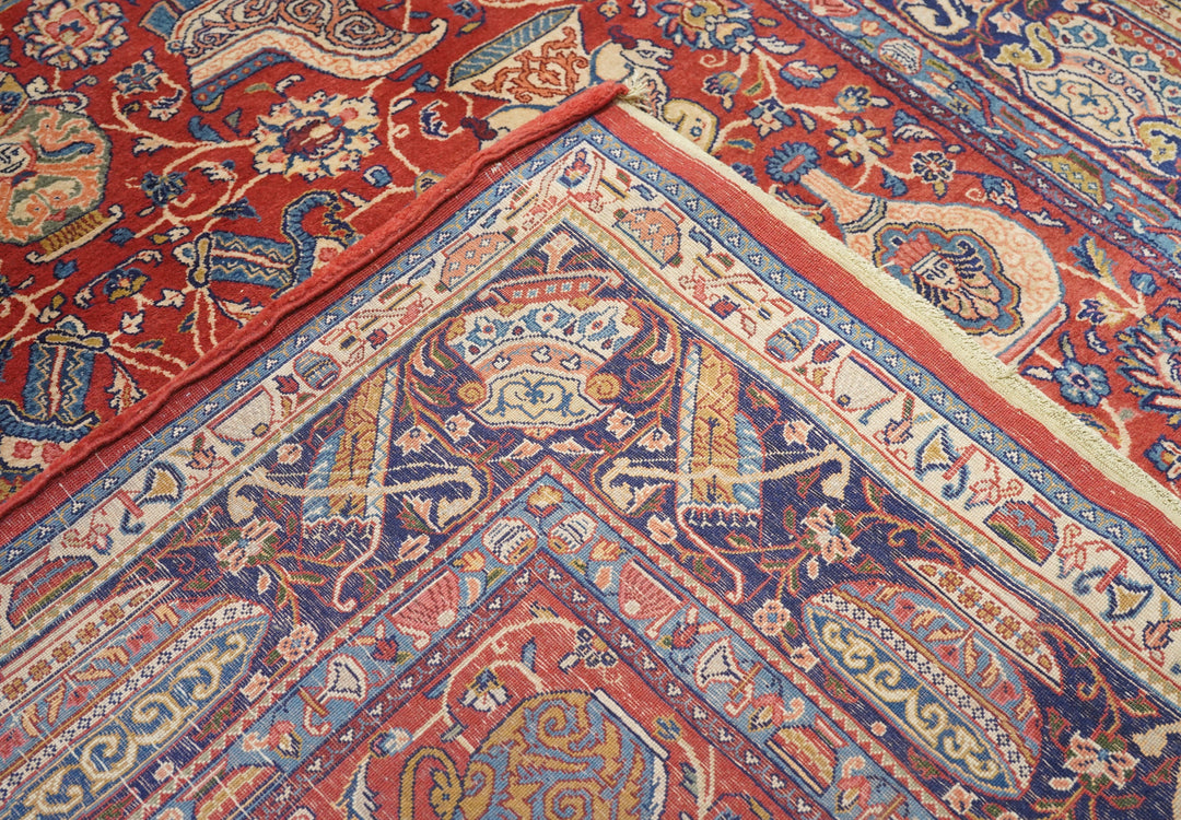 Fine Antique Persian Sarouk Rug 6'11'' x 10'11''