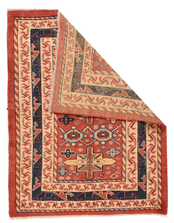 Vintage Varamin Rug 5'1'' x 6'6''