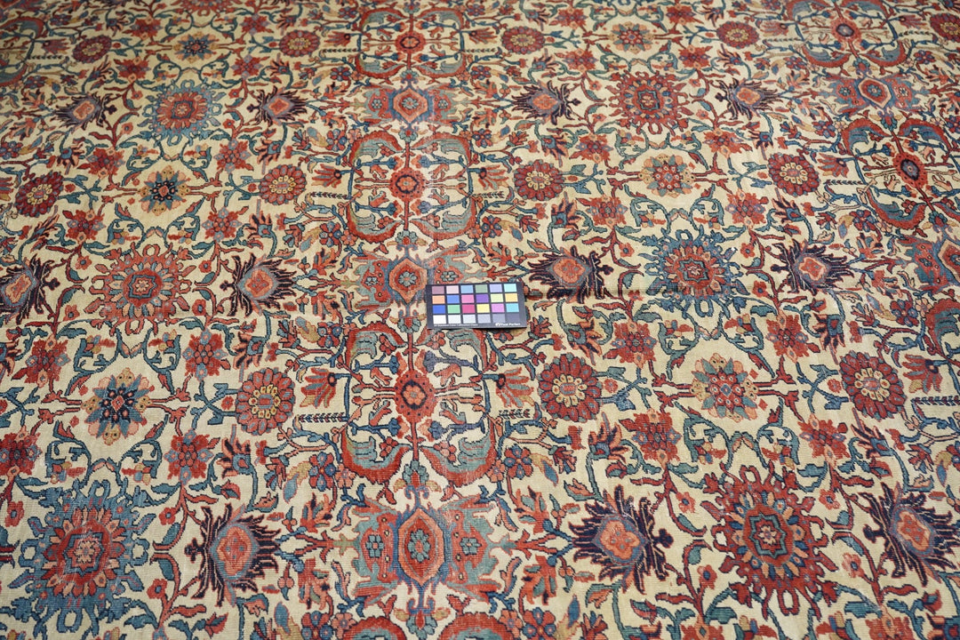 Antique Sarouk Rug 11'0'' x 13'3''