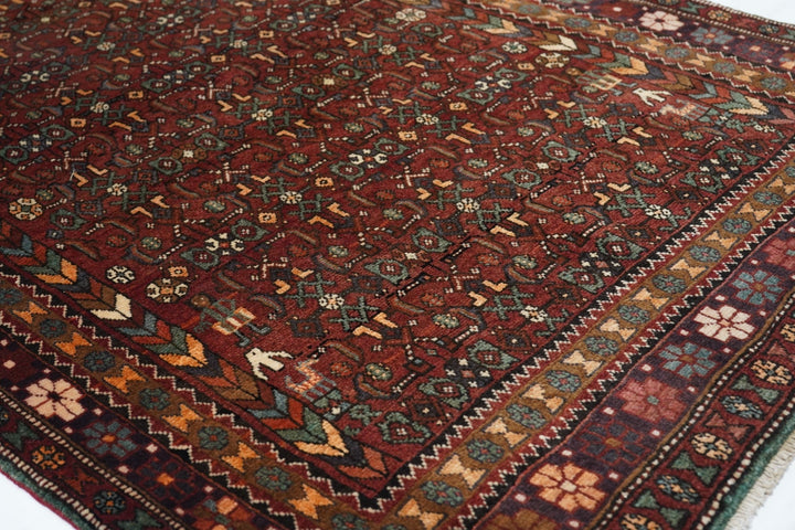 Vintage Bidjar Rug 4'1'' x 6'4''