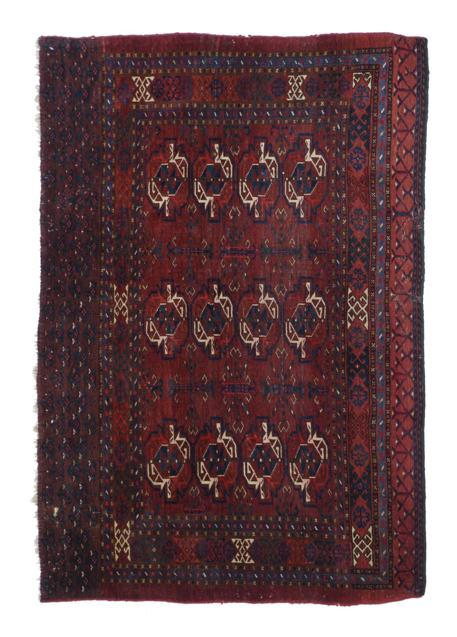 Antique Bokhara Rug 3'1'' x 4'7''