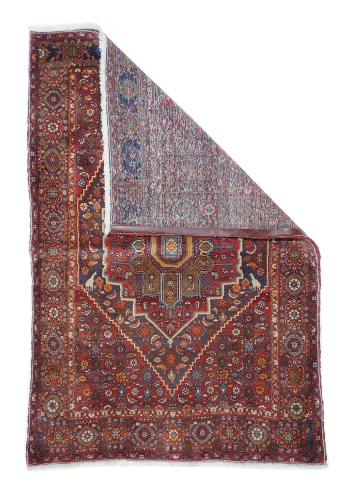 Vintage Bidjar Rug 3'11'' x 6'1''