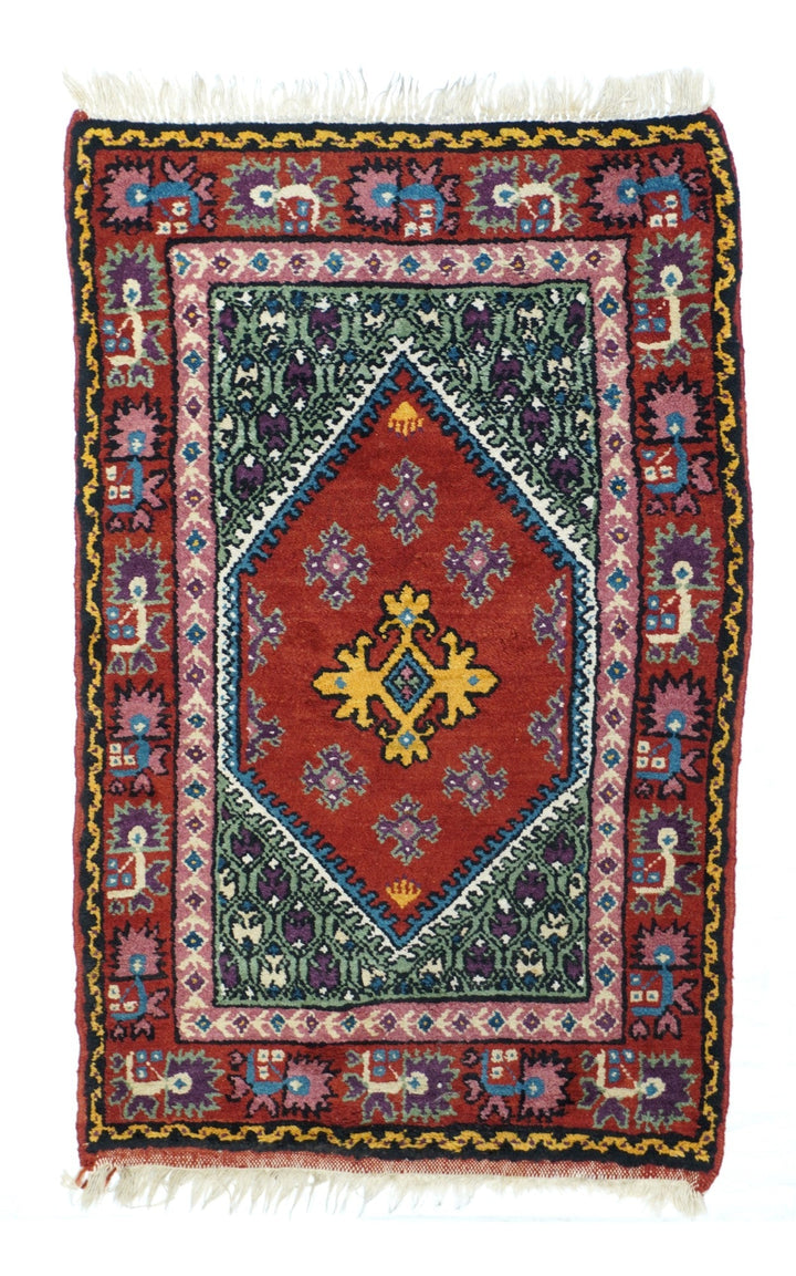 Vintage Turkish Rug 2'6'' x 4'